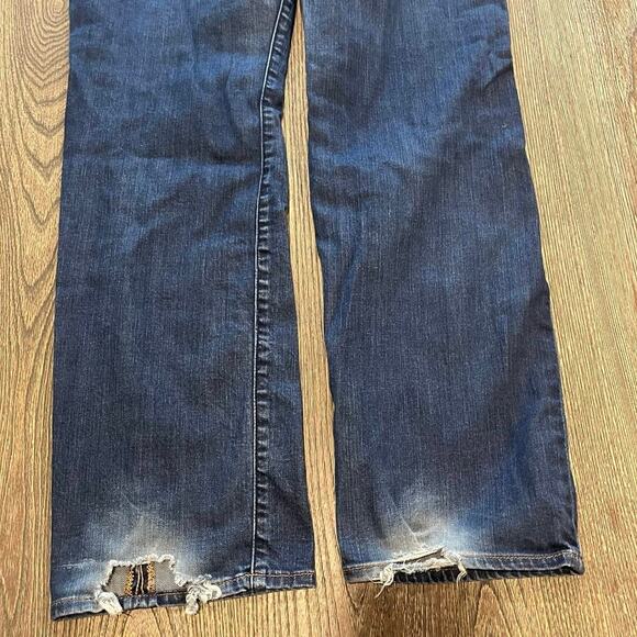 Lucky Brand Sofia Straight Jeans Mid-Rise Denim Medium Wash Blue Size 14/32 - Picture 11 of 12